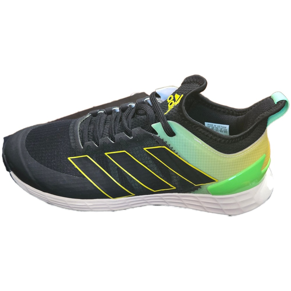 Adidas Adizero Ubersonic 4 Tennis Shoes Mens 8 Black Yellow GY4004 Lightstrike